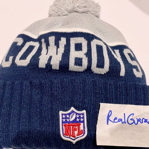 Nwt RARE 100% New Era 2015 Dallas Cowboys Knit Hat NFL Sport Winter Beanie Cap - Picture 3 of 4